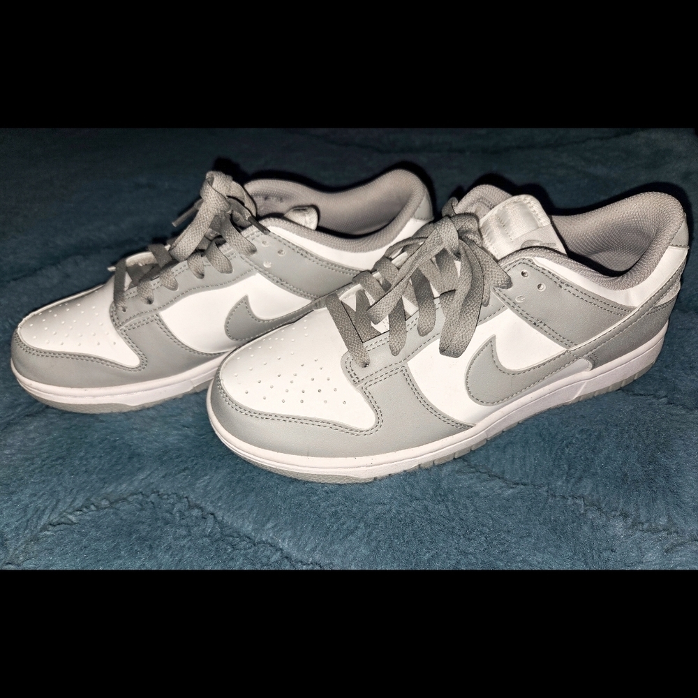 Nike White and Gray Athletic Shoes